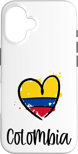 Vista 32 de Colombia Heart Art Cool South America Spanish Colombian Gift Case for iPhone 17