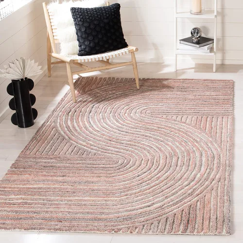 Vista 5 de SAFAVIEH South Hampton Collection - Alfombra decorativa, 2 x 3 pies, color beige, lana abstracta hecha a mano, ideal para zonas de alto tráfico