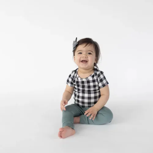 Vista 2 de Little and Lively - Leggings de algodón de bambú para bebés, niños pequeños, jóvenes..