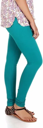 Vista 19 de ladyline Leggings Churidar elásticos de algodón para mujer Extra largos de longitud completa de cintura alta Talla regular y grande Pantalones