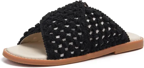 Vista 38 de THEE BRON Lindas pantuflas para niñas, sandalias elegantes para niños pequeños y niños