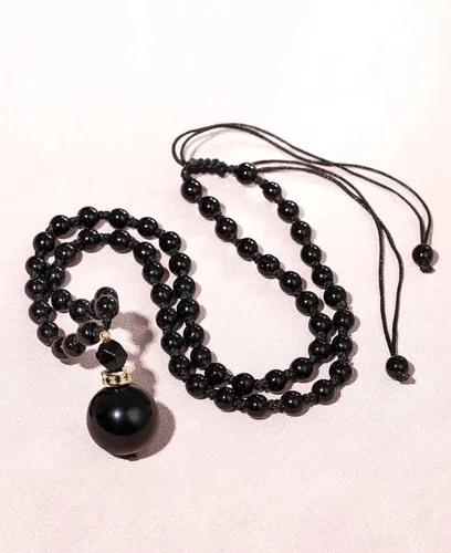 Vista 6 de Jewever Cristales y piedras curativas, collares largos para mujeres y hombres, collar de cuentas de cristal con cuentas de piedra natal, collar