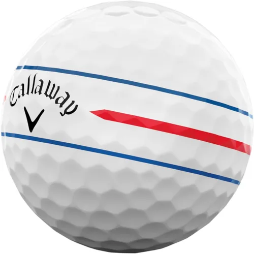 Vista 2 de Callaway Pelotas de golf 2026 suaves cromadas de golf Pista triple blanca 360