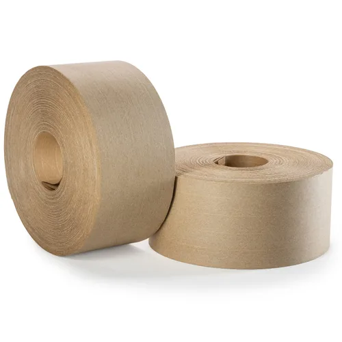 Vista 25 de IDL Packaging Cinta engomada Kraft activada por agua de 2.83" x 450', 30lb