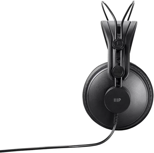 Vista 5 de Monoprice - 116150 Auriculares modernos retro sobre la oreja con almohadillas ultra cómodas perfectas para dispositivos móviles, HiFi, y producción