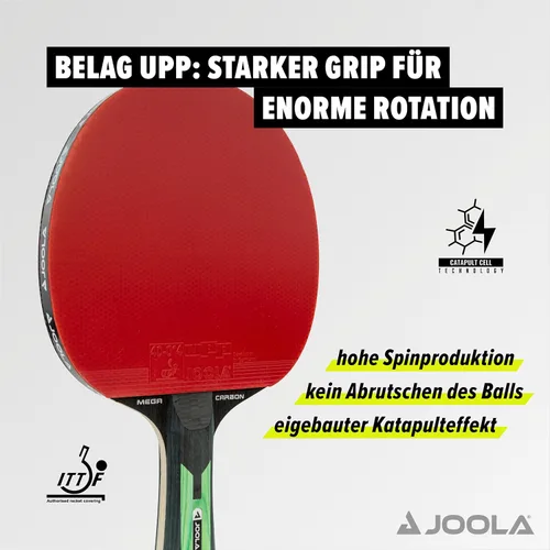 Vista 3 de Juego de tenis de mesa JOOLA T-bat Mega Carbon