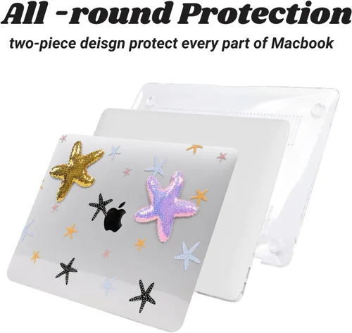 Vista 17 de Funda rígida compatible con MacBook Pro de 13 pulgadas 2012 2011 2010 2009 2008 versión A1278 con CD-ROM, funda de plástico para laptop cubierta