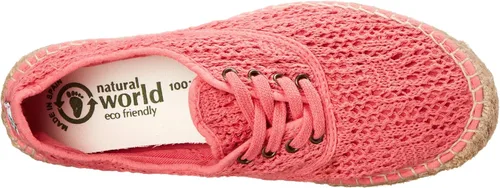 Vista 5 de Natural World Zapatos planos Ingles Yute Enzimatico para mujer