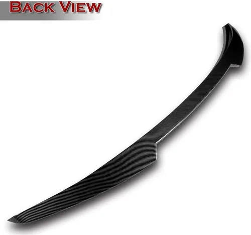Vista 3 de EPARTS - Tapa trasera de plástico ABS estilo V para maletero compatible con Mazda 6 2018 2019 2020 2021 (estilo carbón)