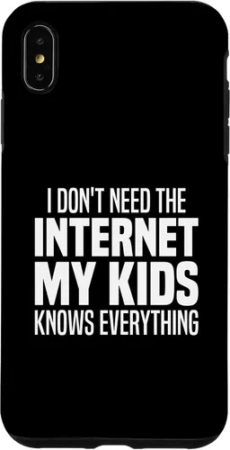 Vista 11 de I Don't Need The Internet My Kids Knows Everything - Parents Case for iPhone 17