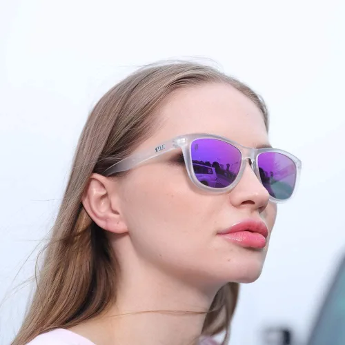 Vista 6 de EPHIU Polarized Sports Sunglasses for Men Women Mirror Lens Sun Glasses No Slip No Bounce for Running Driving 100 UV Protection