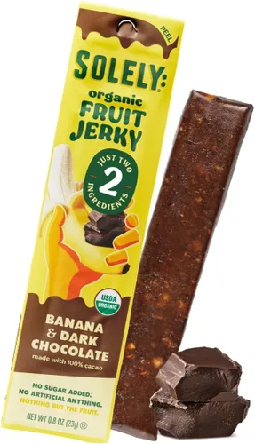 Vista 20 de Solely - Charqui de frutas orgánicas Un ingrediente Vegano Sin OGM Sin gluten Sin agregado de azúcar