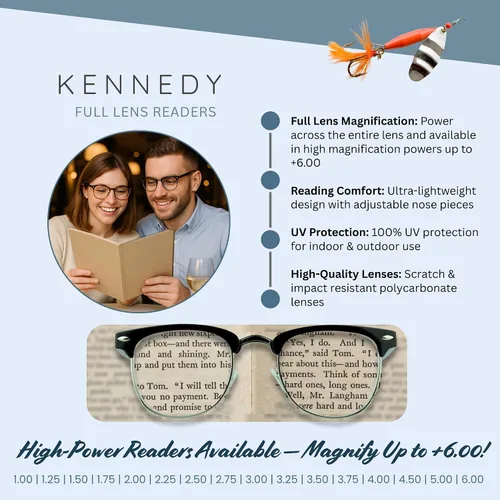 Vista 5 de proSPORT Gafas de lectura con montura de cuerno, vintage, clásicas, semi sin montura para hombres y mujeres, 2 pares combinados