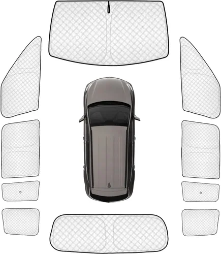 Vista 121 de KMF 6 piezas de parasoles gruesos para Mazda 3 Hatchback (No Sedán) 2014-2018 Accesorios, parasoles completos para parabrisas y ventanas de coche