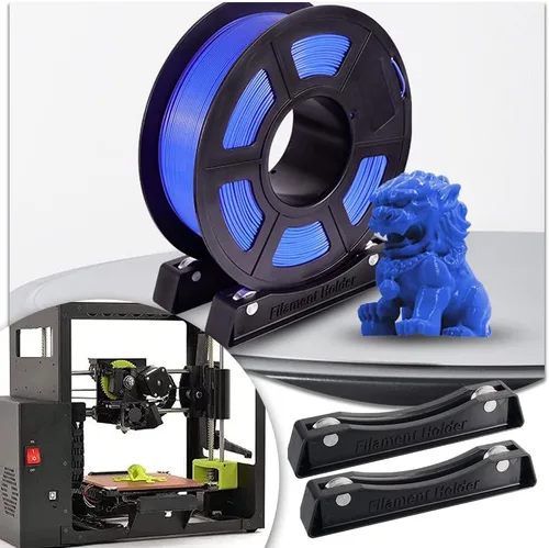 Vista 5 de Soporte de filamento para impresora 3D, soporte ajustable para carrete de impresora 3D, soportes duraderos para materiales de impresión 3D, 2