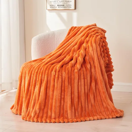 Vista 82 de NEWCOSPLAY Manta de Tiro Súper Suave Aqua Franela Sedosa Premium Forro Polar Jacquard Acanalado 3D Ligero Manta de Cama Uso en Todas las Estaciones