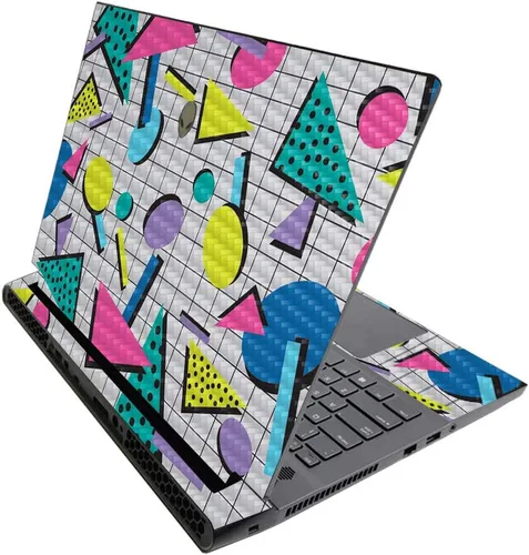 Vista 557 de MightySkins - Skin brillante con purpurina para Alienware M17 R3 (2020) y M17 R4 (2021) - Diversión de los años 90 Acabado duradero con purpurina