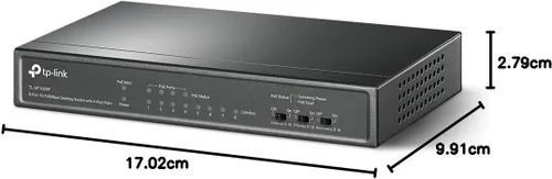 Vista 8 de 2KA4941 - Interruptor PoE de 8 puertos TP-Link TL-SF1008P de 10/100Mbps, 4 puertos POE, IEEE 802.3af, 53W