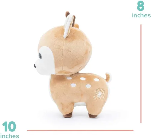 Vista 2 de Bellzi Ciervo Lindo Animal de Peluche Juguete de Peluche - Adorable Juguete Suave de Ciervo del Bosque Peluches y Regalos - Regalo Perfecto