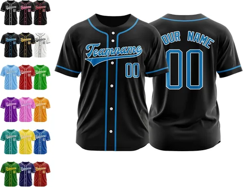 Vista 21 de Camiseta de béisbol personalizada, nombre de béisbol personalizado, logotipo de número, camiseta de béisbol personalizada para hombres, mujeres
