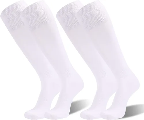Vista 14 de Cushioned Knee High Soccer Softball Socks 2 Pairs Youth Adult Negro