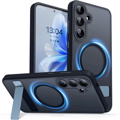Vista 25 de CANSHN Funda diseñada para Samsung Galaxy A16-5G [protección completa de la cámara] [compatible con Magsafe] funda protectora trasera translúcida