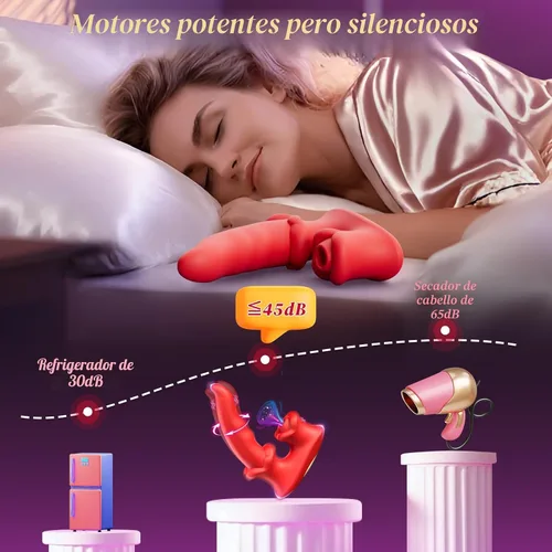 Vista 6 de Juguetes sexuales para mujeres, vibradores de succión - vibrador de lengua para clítoris con punto G con 3 * 10 modos de succión, meneo y vibración