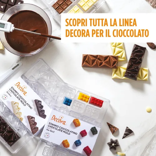 Vista 6 de DECORA Hemisferio de molde de chocolate, policarbonato, 7.9 x 4.7 x 0.9 in