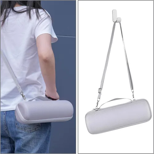 Vista 8 de co2CREA Carcasa rígida para altavoz compacto Sony ULT Field 1, color blanco Estuche blanco