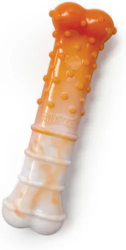 Vista 16 de Nylabone Power Chew Basted Blast - Juguetes masticables para perros, talla XS, 2 unidades Bacon & steak flavor, teeth-cleaning textures, durable