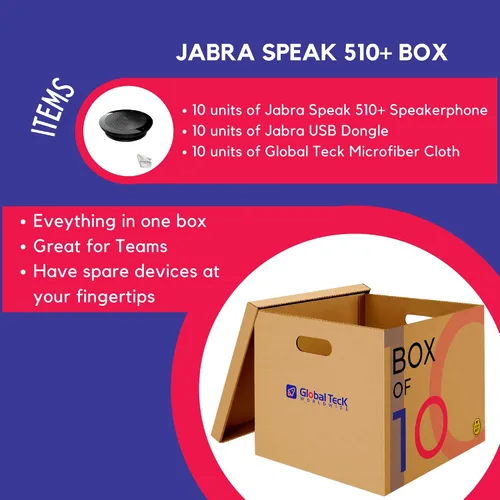 Vista 6 de Speak 510+ MS Altavoz Bluetooth con micrófono – Altavoz para computadora, tableta, teléfono inteligente, versión de equipos con dongle Bluetooth