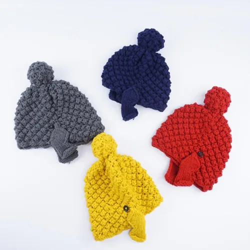 Vista 8 de Gorro de punto hecho a mano con cabeza de Buda para mujer, para invierno, patinaje, camping, senderismo, gorro cálido