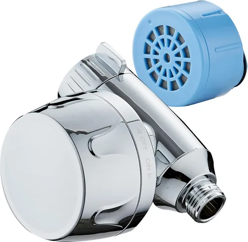Vista 10 de Piel y cabello: el filtro de ducha más avanzado del mundo para combos con modos de filtración de encendido/apagado, recarga instantánea de cartucho