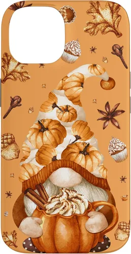 Vista 4 de Thanksgiving Gnome Love Pumpkin Spice Cute Fall Yall Pattern Case for iPhone 17