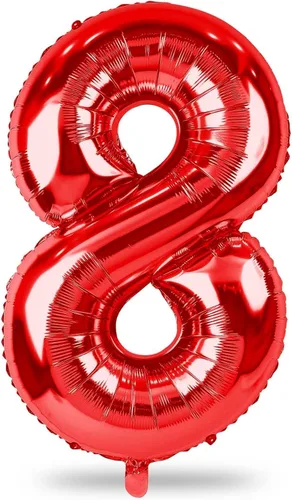 Vista 38 de Globo negro del número 0 para niñas y niños, 40 pulgadas, grande, número 0-9, de papel de aluminio, de Mylar para helio, juego de globos digitales
