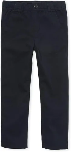 Vista 10 de The Children's Place - Pantalones chinos elásticos rectos para niños Arena desteñido