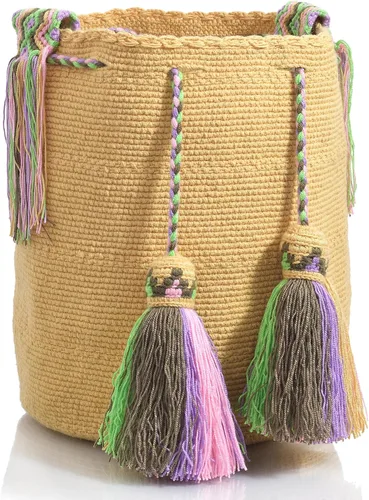 Vista 3 de WYOU Utopia classics Hobo in Wayuu Crochet, Large