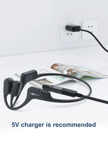 Vista 5 de Adaptador USB C a magnético para cargador de auriculares Aftershokz, compatible con Shokz Aeropex, OpenRun, OpenRun Pro, OpenRun mini, OpenComm