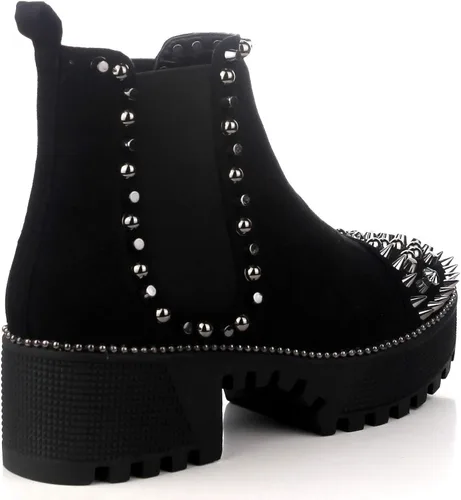 Vista 5 de Cape Robbin Spiky - Botas de combate para mujer