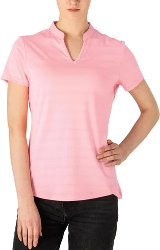 Vista 88 de Gopune Polo de golf con cuello en V para mujer, sin cuello, manga corta, ligera, de secado rápido, camisetas de tenis para correr