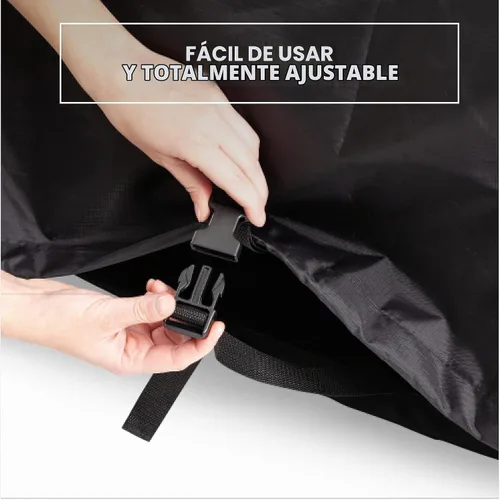 Vista 3 de Funda para bicicleta, impermeable para almacenamiento de bicicletas al aire libre para 1, 2 o 3 bicicletas. Material resistente Ripstop. 2 tipos