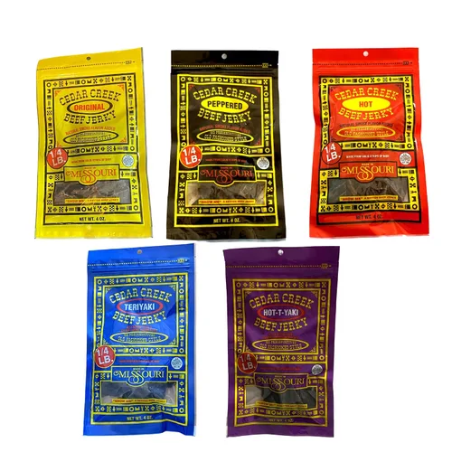 Vista 3 de Cedar Creek Beef Jerky (Hot-T-Yaki) Paquete de 4 onzas
