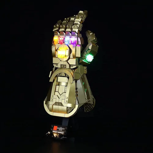 Vista 4 de BRIKSMAX Kit de iluminación LED para Infinity Gauntlet – Compatible con modelo de bloques de construcción Lego 76191 – no incluye el juego Lego
