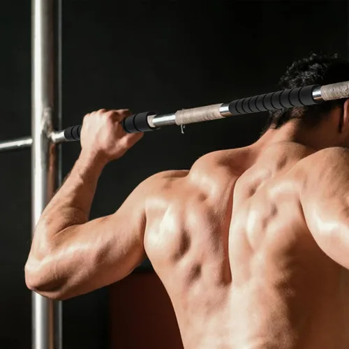Vista 5 de VANZACK Pull Up Bar Grips, 8.4in Foam Grip Tubing, Non-Slip Bar Covers Negro