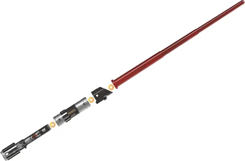 Vista 4 de STAR WARS Lightsaber Forge Darth Vader - Juguete electrónico de sable de luz rojo extensible, juguete de rol personalizable para niños a partir de 4