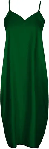 Vista 4 de NaRHbrg 2023 - Vestido largo de verano para mujer vestido suelto para jóvenes bolsillos camisola vestido largo de talla grande