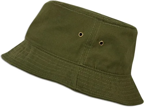 Vista 10 de Sombrero de cubo de algodón Pesca Boonie visera visera Sun Safari Verano Camping