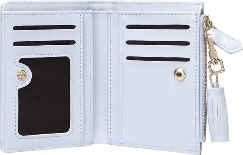 Vista 3 de FEITH & FELLY - Pequeña billetera plegable para mujer con monedero con cremallera y tarjetero