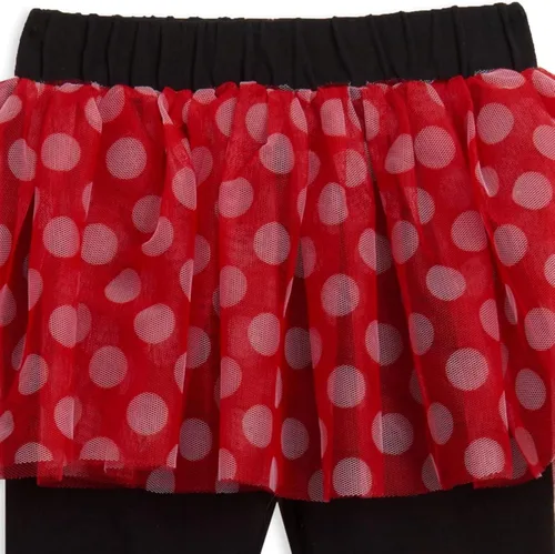 Vista 7 de Disney Minnie Mouse - Conjunto de leggings y falda de malla