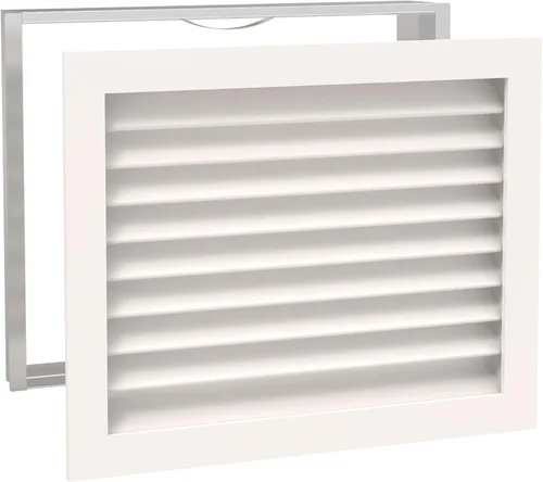 Vista 14 de Worth Home Products - Rejilla de retorno de CA de lujo de 12 pulgadas de ancho x 12 pulgadas de alto x 3 pulgadas de profundidad solo para paredes